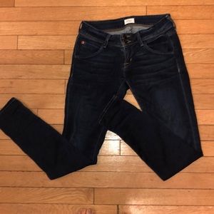 Hudson straight leg indigo jeans